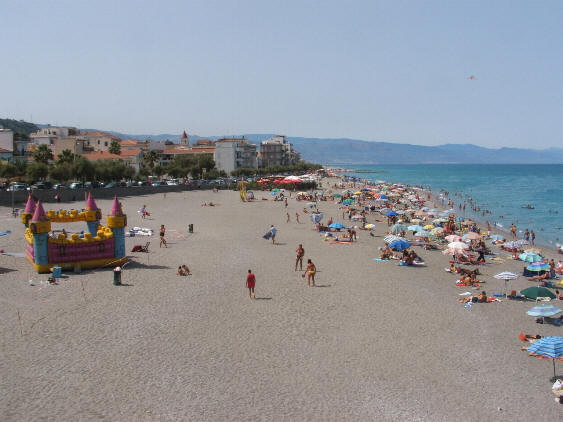 Spiaggia di Capo d'Orlando sul Lungomare 